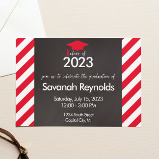 Graduation Open House Invitation with Photo