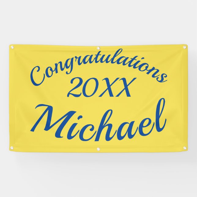 Graduation Open House Party Banner (Horizontal)