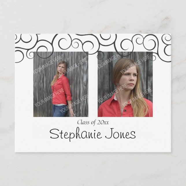 Graduation Open House Postcard (Front)