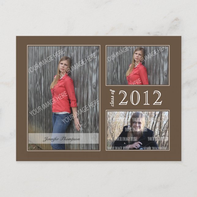 Graduation Open House Postcard (Front)