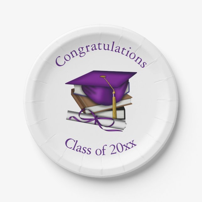 Graduation Paper Plate (Front)