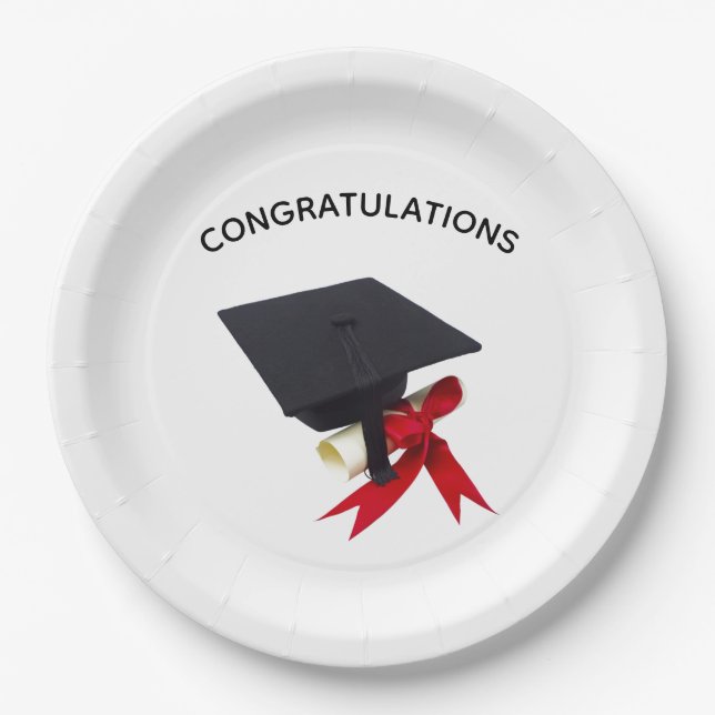 GRADUATION   PAPER PLATES (Front)
