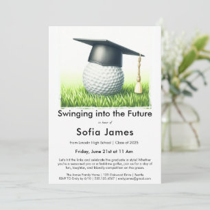 Graduation Party    A Golf-Themed Graduation Invitation