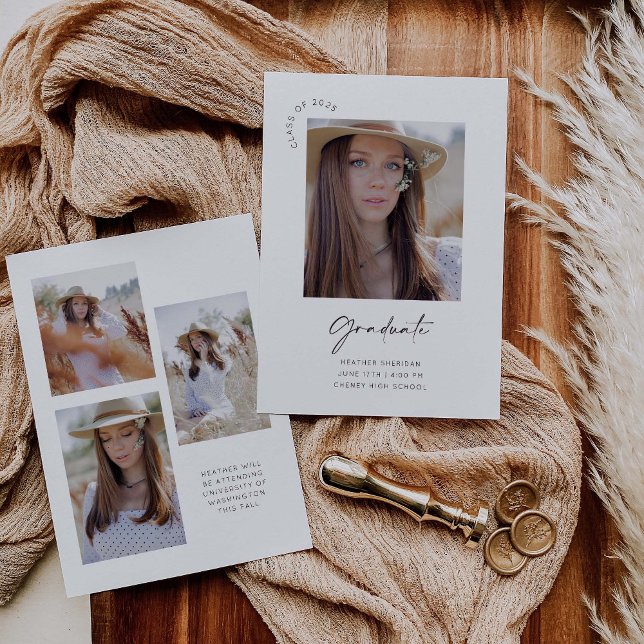 Graduation Party Announcement Invitation Card  (Creator Uploaded)