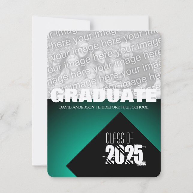 Graduation Party Class of 2018 Custom Invitation 2 (Front)