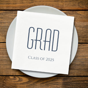 Graduation Party Class of 2024 Minimalist Napkin