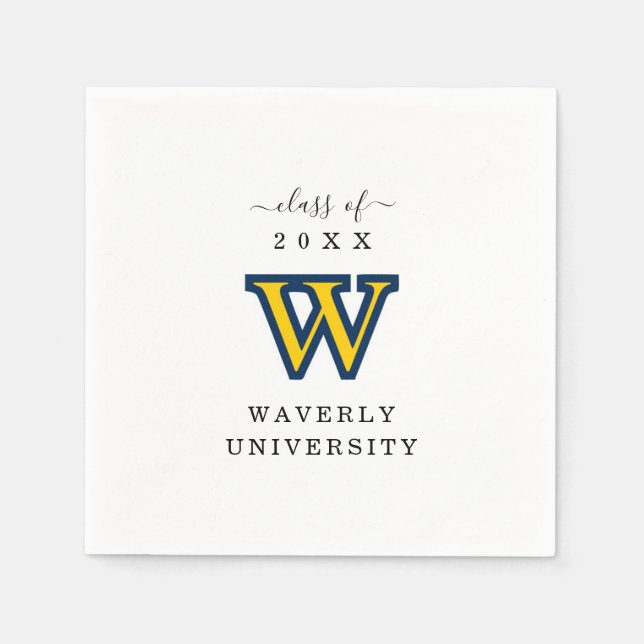 Graduation Party Class of 2025 Decoration Napkin (Front)