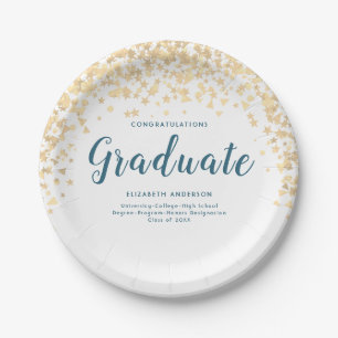 Graduation Party "Class of" Personalized Name Paper Plate