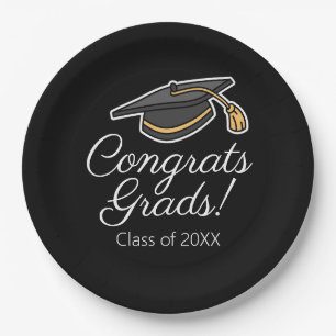Graduation Party - Class Year Decorations Paper Plate