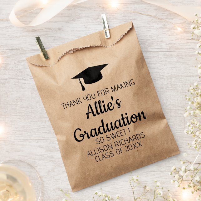 Graduation Party Congrat Grad Senior Class of 2025 Favour Bags (Clipped)