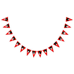 Graduation Party Congrats Red Bunting