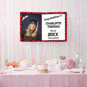 Graduation Party Congratulations Personalised Banner