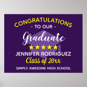 Graduation Party Congratulations To Our Graduate Poster