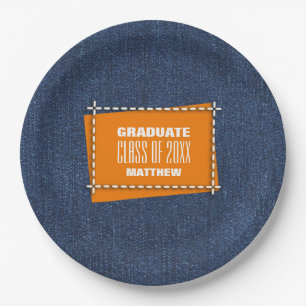 Graduation Party Custom Paper Plates