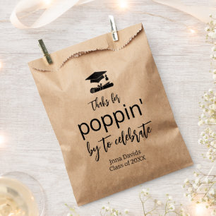 Graduation Party Decor Popcorn Class of 2026 Favour Bags