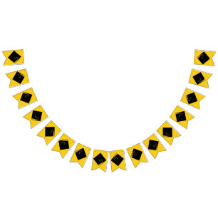 Graduation Party Decor Yellow Bunting
