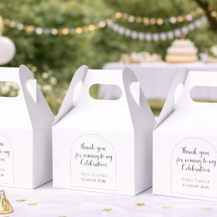 Graduation Party    Elegant Script Favour Box