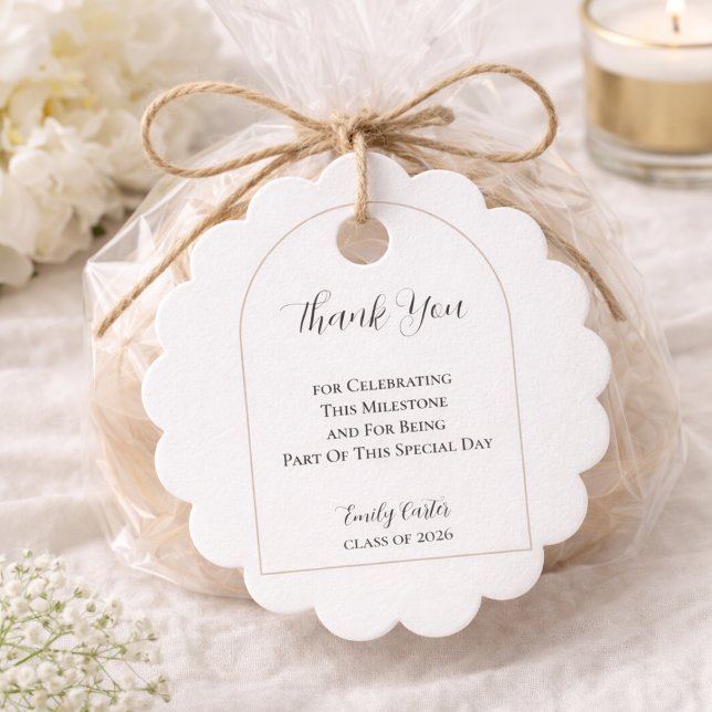 Graduation Party  | Elegant Script Favour Tags (Creator Uploaded)