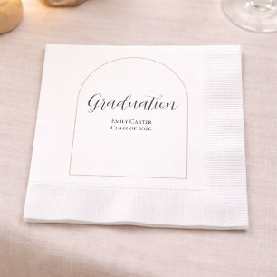  Graduation Party    Elegant Script Napkin