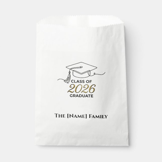 Graduation Party Favor Bags (Front)