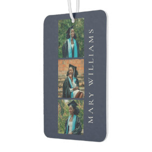 Graduation Party Favour Customisable Academic Navy Car Air Freshener