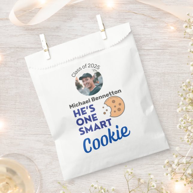 Graduation Party Favour Smart Cookie Favour Bag (Clipped)