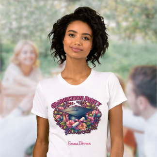 Graduation Party Floral Party T-Shirt