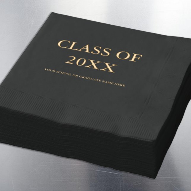 Graduation Party Foil Napkins (Creator Uploaded)