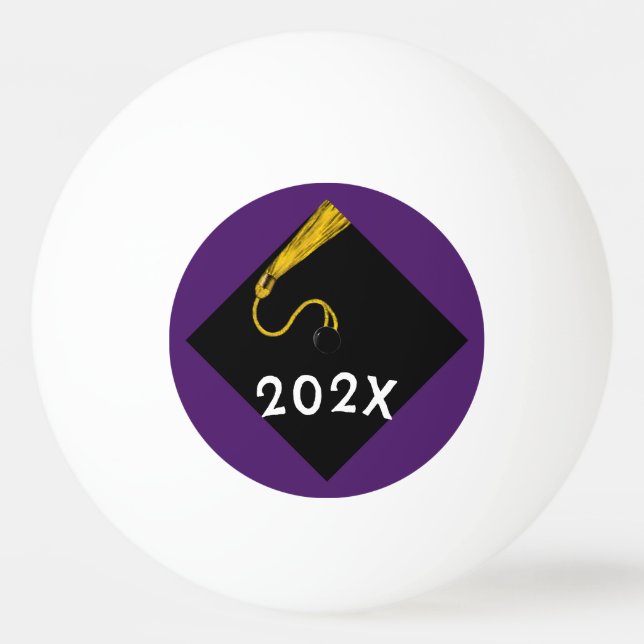 Graduation Party Gear Ping Pong Ball (Front)