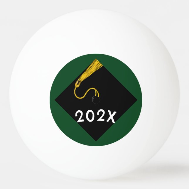 Graduation Party Gear Ping Pong Ball (Front)