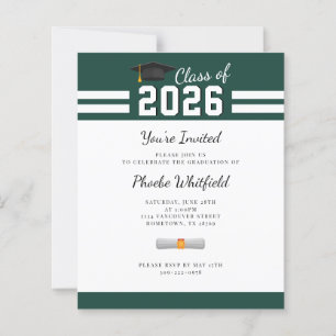 Graduation Party Grad 2026 Invitation