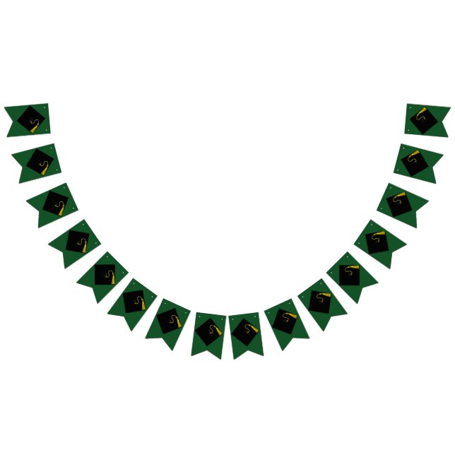 Graduation Party Green Bunting (All)