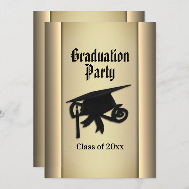 Graduation Party Invitation (Front/Back)