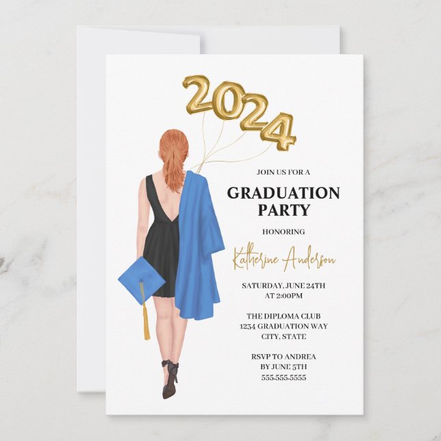 Graduation Party Invitation (Front)