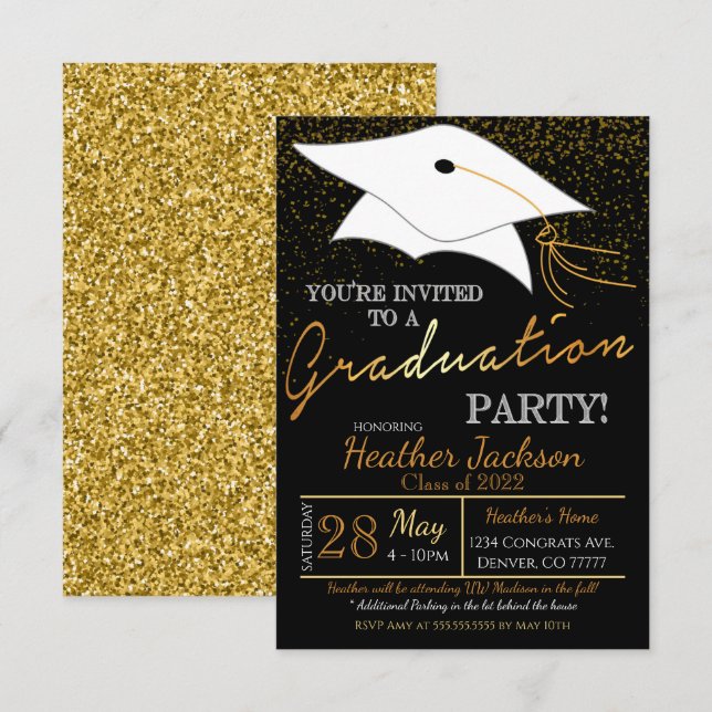 Graduation Party Invitation (Front/Back)