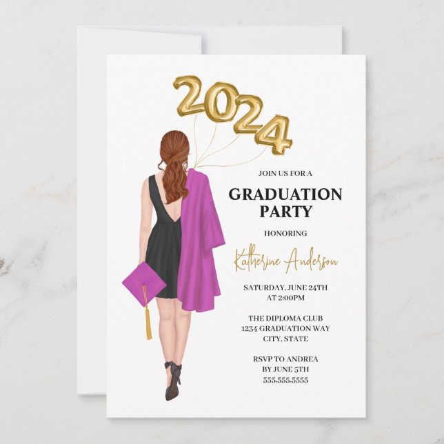 Graduation Party Invitation (Front)