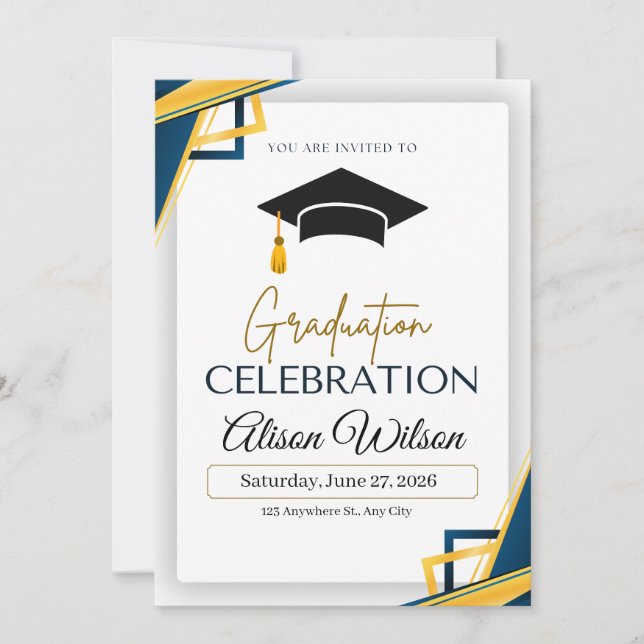 Graduation Party Invitation (Front)