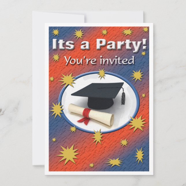 Graduation party invitation (Front)