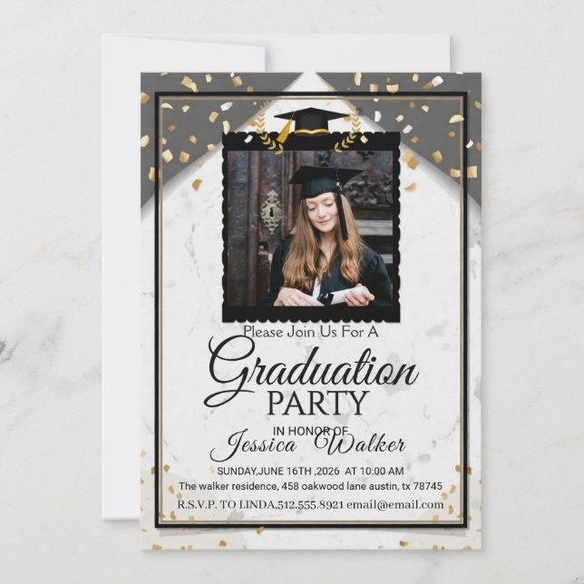 Graduation Party Invitation 2026 (Front)