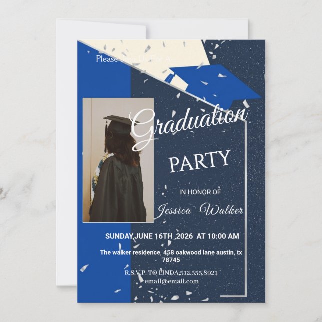 Graduation Party Invitation 2026  (Front)