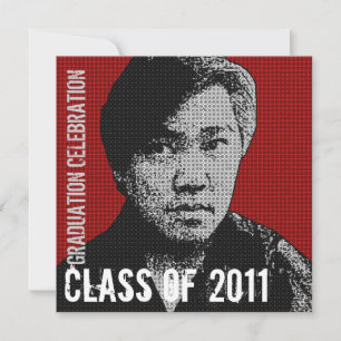 Graduation Party Invitation Add Cartoon Image 3C