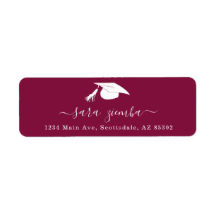 Graduation Party Invitation / Announcement Address