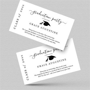 Graduation Party Invitation Insert