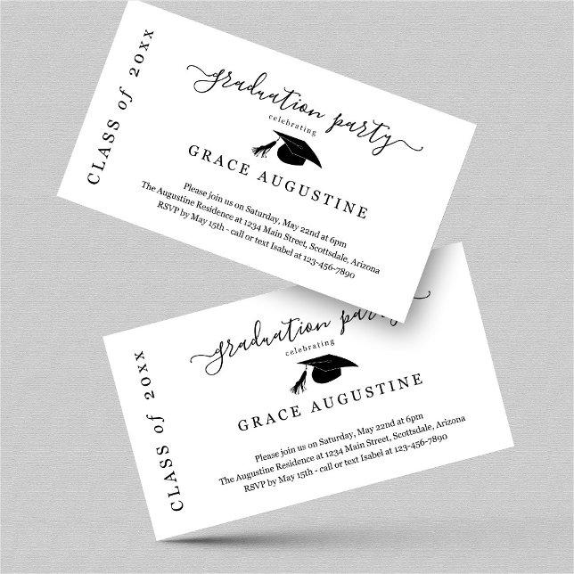 Graduation Party Invitation Insert (Creator Uploaded)