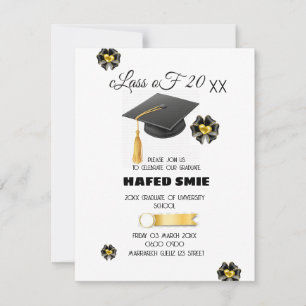 Graduation Party Invitation Template Editable Grad