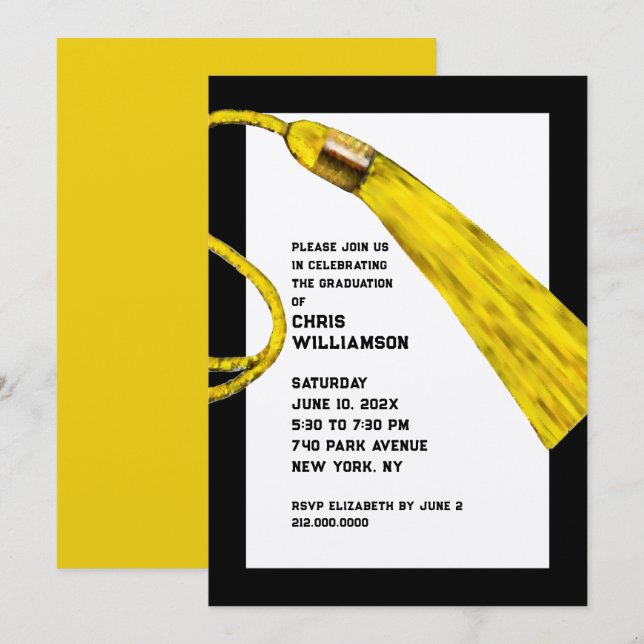 Graduation Party Invitations (Front/Back)