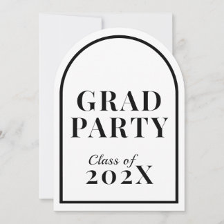 Graduation Party Invitations for Grads - Template