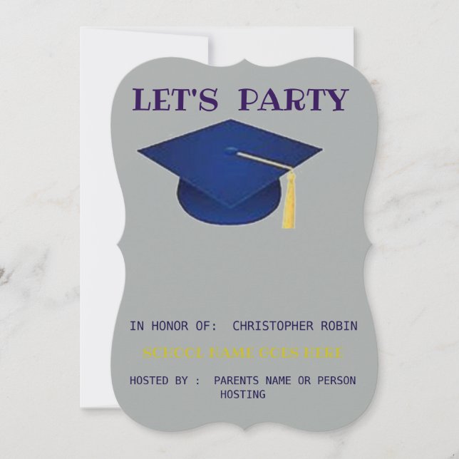 GRADUATION PARTY INVITE (Front)