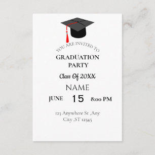 graduation party invite