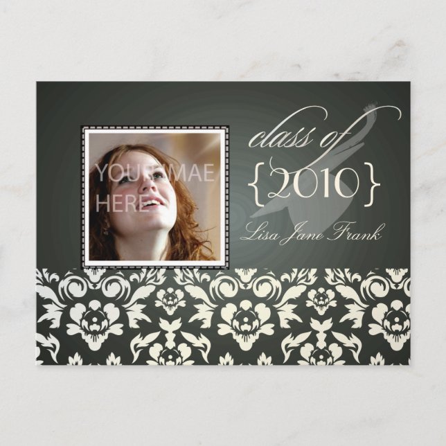 Graduation party invite postcards (Front)